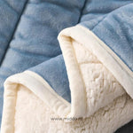 Manta de lana suave para noches de invierno acogedoras