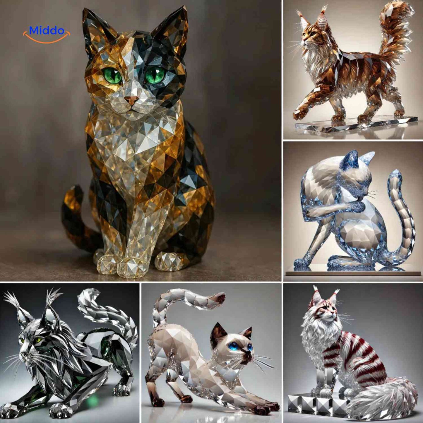 Cat Figurine Advent Calendar For Daily Delight
