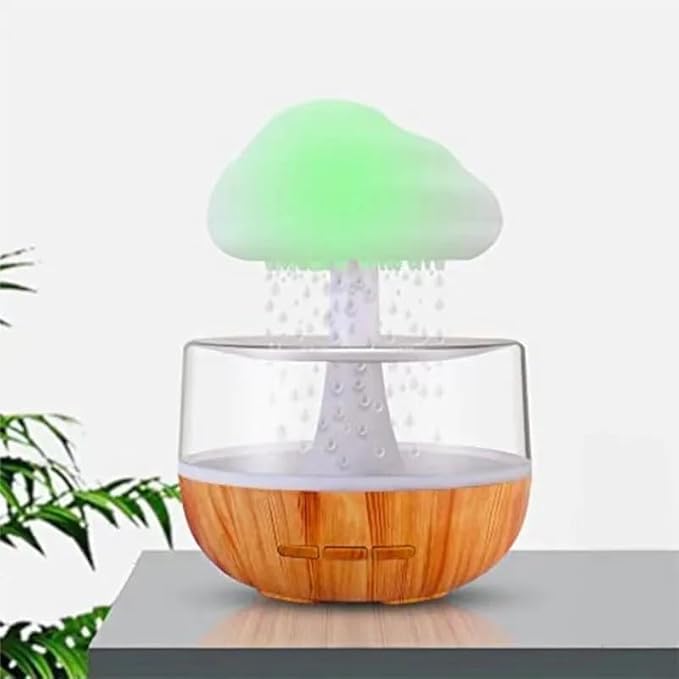 Mushroom Waterfall Lamp for Calming Ambience