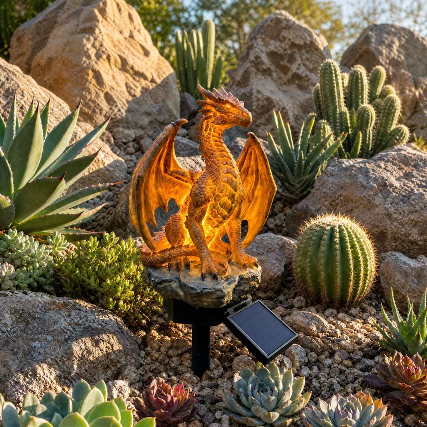 Solar Dragon Garden Light For Mythic Outdoor Glow