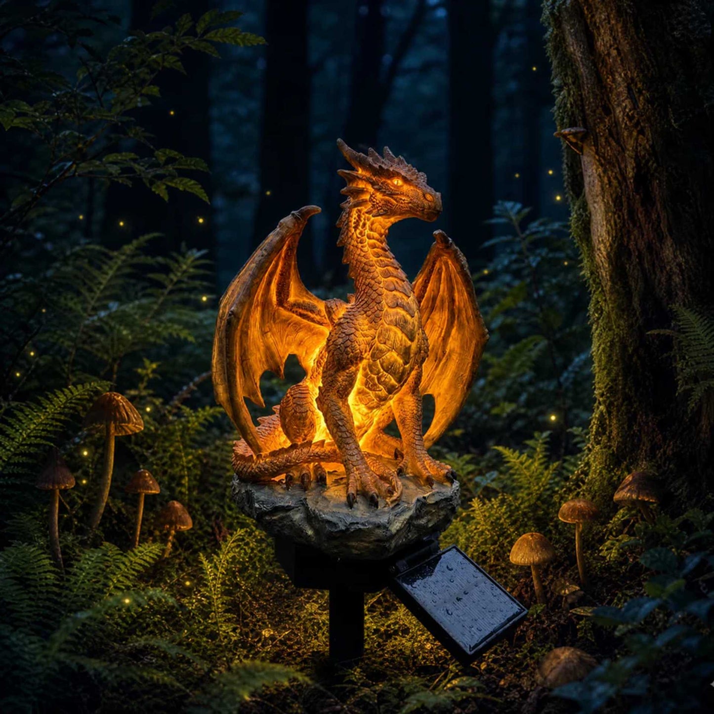 Solar Dragon Garden Light For Mythic Outdoor Glow