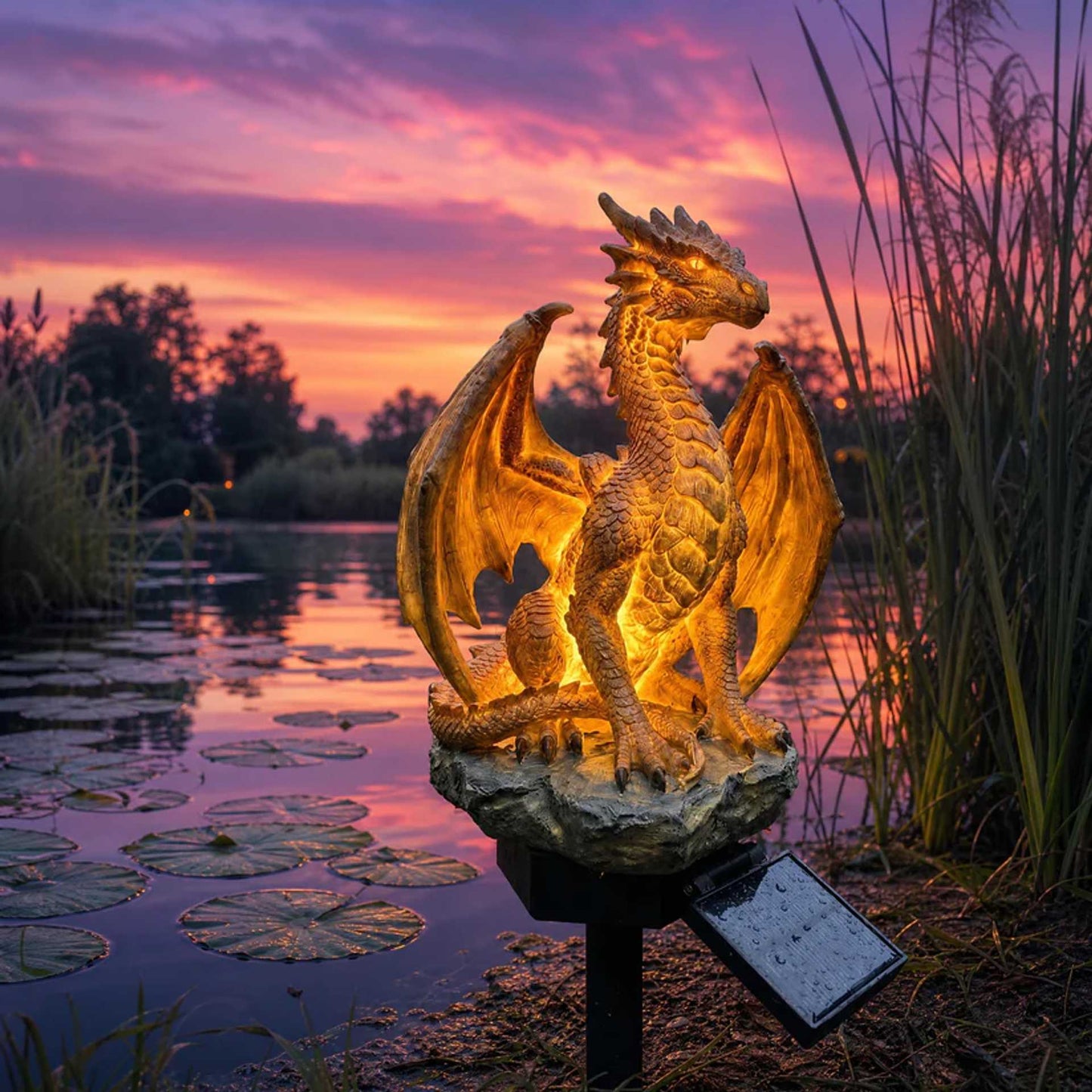 Solar Dragon Garden Light For Mythic Outdoor Glow