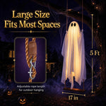 Swinging Ghost Lighting for Haunted Charm