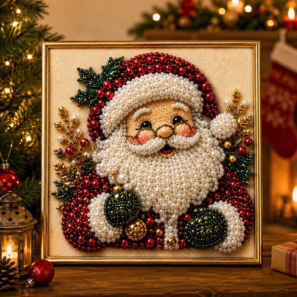 Christmas Diamond Painting Kit For Festive Wall Art