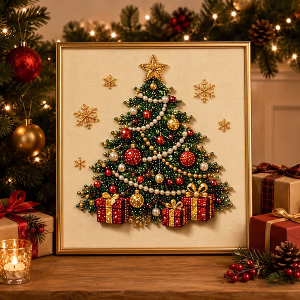 Christmas Diamond Painting Kit For Festive Wall Art