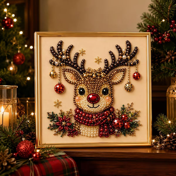 Christmas Diamond Painting Kit For Festive Wall Art