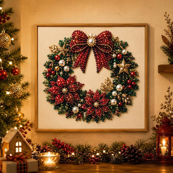 Christmas Diamond Painting Kit For Festive Wall Art