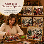 Christmas Diamond Painting Kit For Festive Wall Art