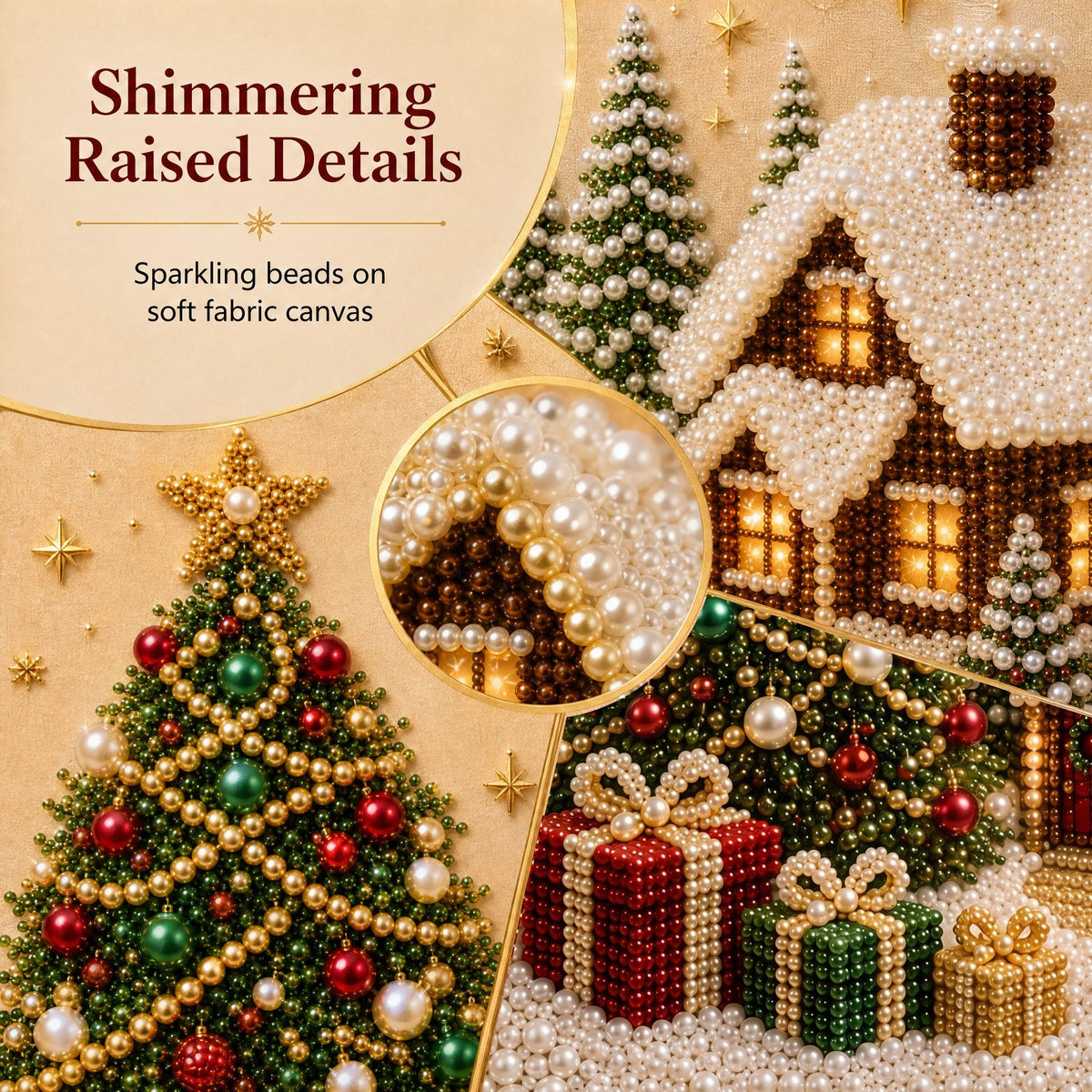 Christmas Diamond Painting Kit For Festive Wall Art