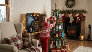 Energy Drink Advent Calendar With Daily Spark