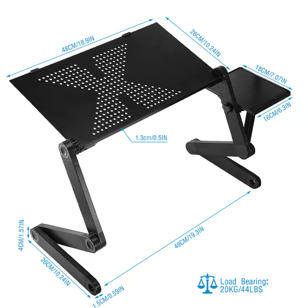 360° Laptop Stand for Flexible Comfort