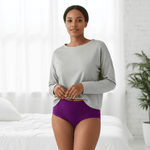 Ropa interior que absorbe la humedad para comodidad prolongada