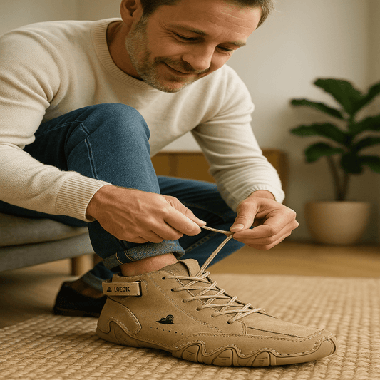Orthopädische Schuhe für trockenen Komfort den ganzen Tag