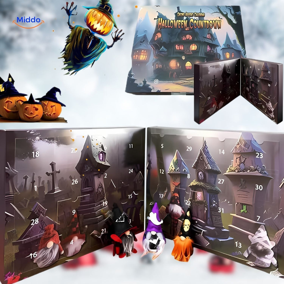 Plush Gnome Advent Calendar For Holiday Charm