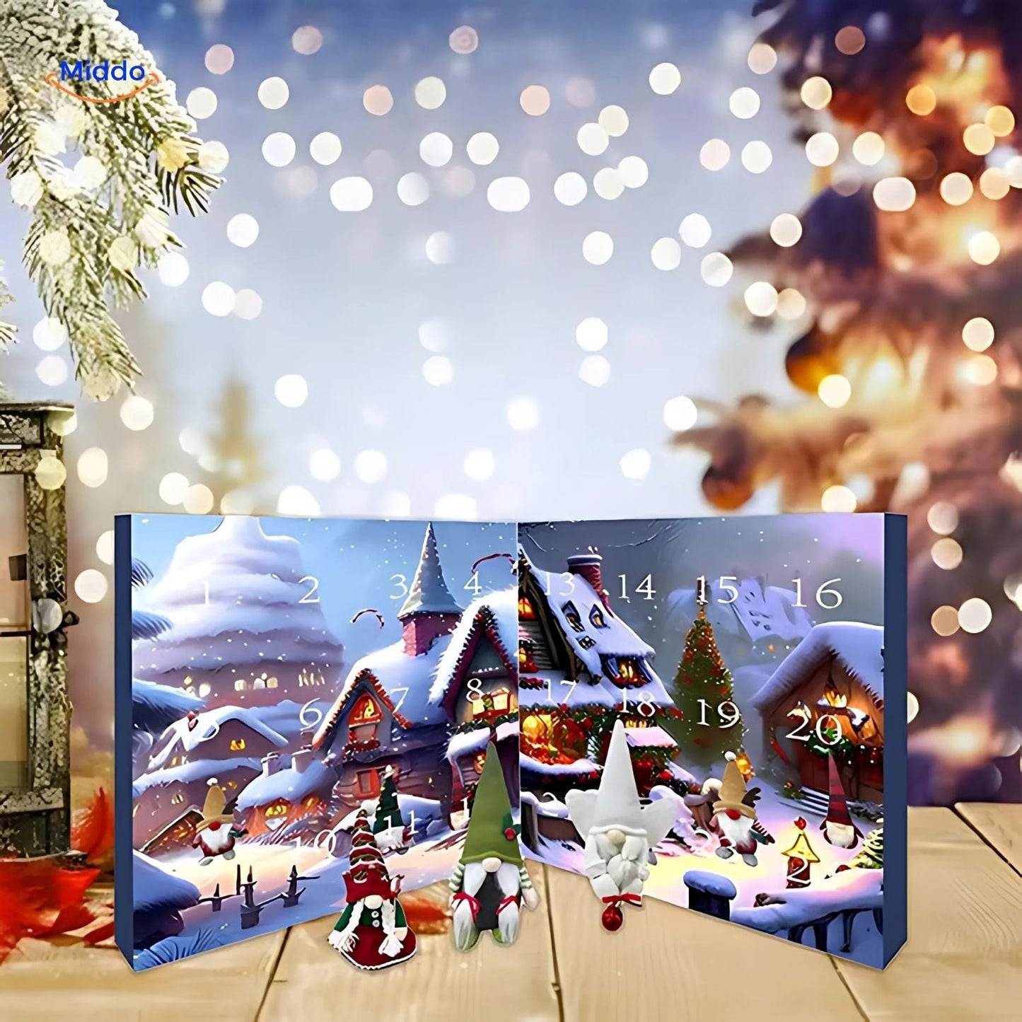 Plush Gnome Advent Calendar For Holiday Charm
