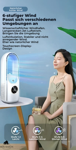 Bladeless USB Air Cooler for Quiet Comfort