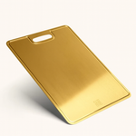 Gold Titanium Cutting Board For Elegant Prep