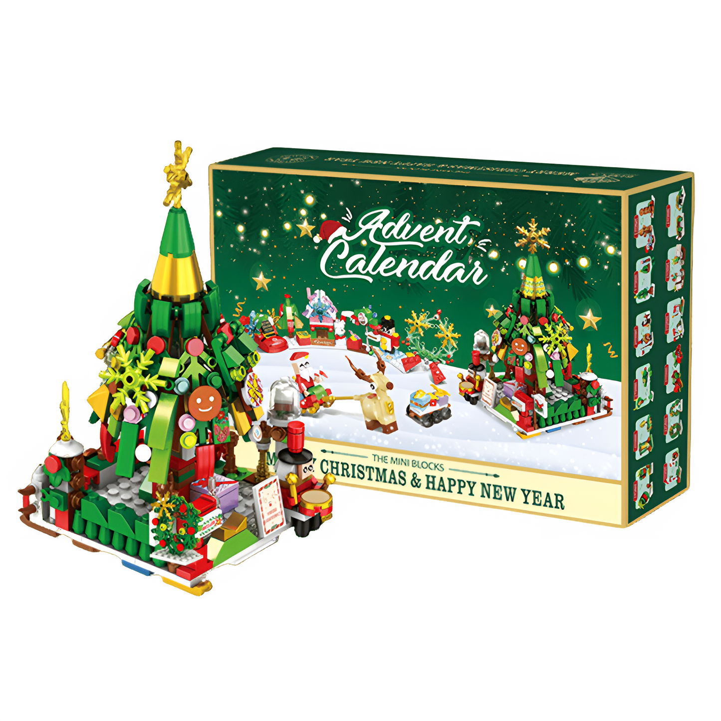 Christmas Blocks Table For Festive Countdown