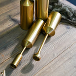 Golden Candle Holder Set For Warm Ambiance
