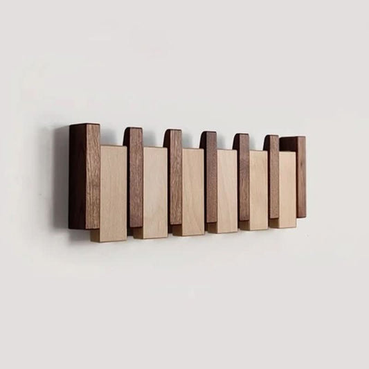 Klavierstil-Wandgarderobe – funktionale Wandkunst