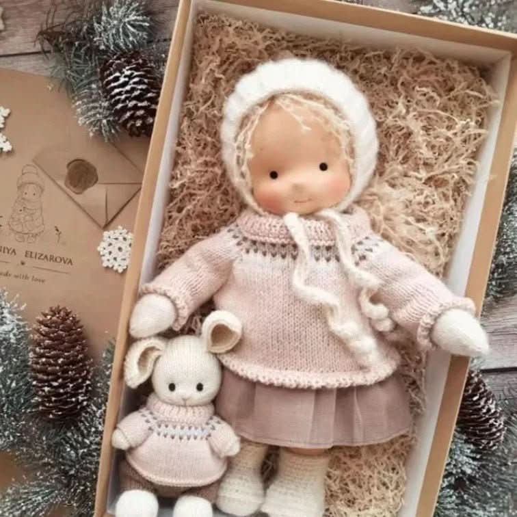 Handmade Waldorf Cotton Doll for Imaginative Play