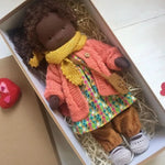 WALDOLLY - Handmade Waldorf cotton doll designed for soft, natural, and imaginative play with timeless minimalist charm