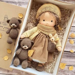 Handmade Waldorf Cotton Doll for Imaginative Play