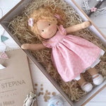 Handmade Waldorf Cotton Doll for Imaginative Play