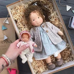 Handmade Waldorf Cotton Doll for Imaginative Play