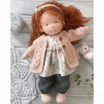 Handmade Waldorf Cotton Doll for Imaginative Play