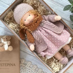 Handmade Waldorf Cotton Doll for Imaginative Play
