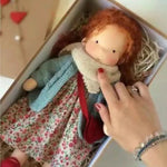 Handmade Waldorf Cotton Doll for Imaginative Play