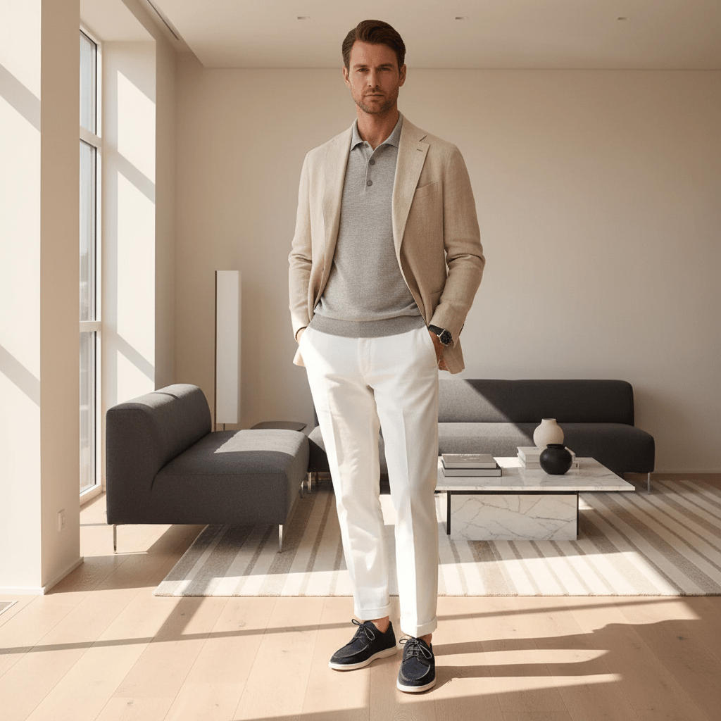 Mocasines para hombre para comodidad distintiva diaria