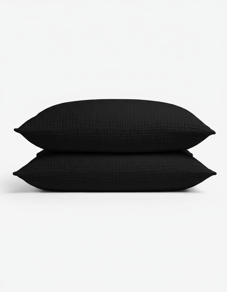 Muslin Pillow Cases For Soft Statement Bedding