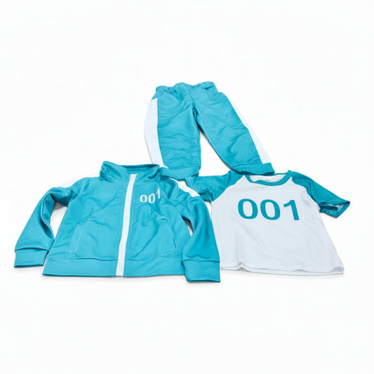 Kids Costume Tracksuit 3 Piece Outfit Set