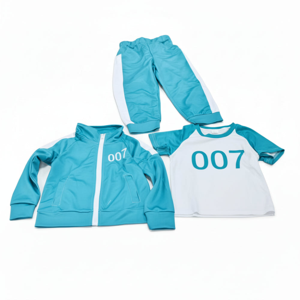 Kids Costume Tracksuit 3 Piece Outfit Set