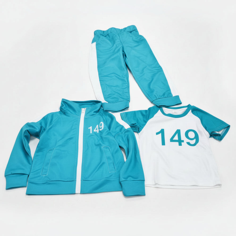 Kids Costume Tracksuit 3 Piece Outfit Set