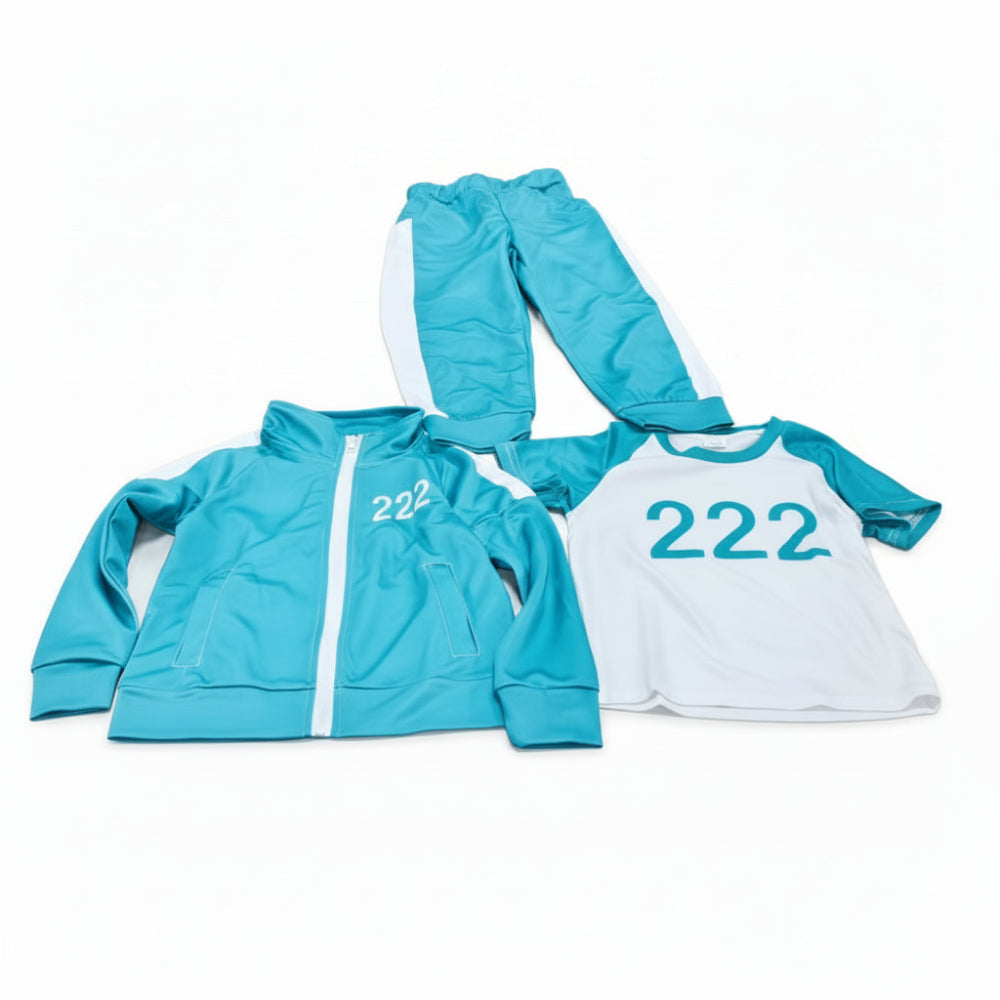 Kids Costume Tracksuit 3 Piece Outfit Set