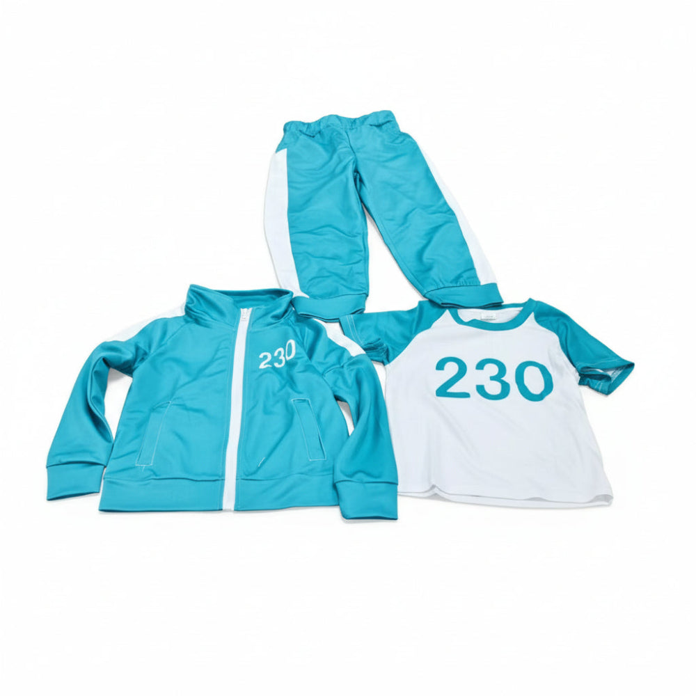 Kids Costume Tracksuit 3 Piece Outfit Set
