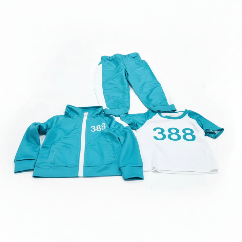 Kids Costume Tracksuit 3 Piece Outfit Set
