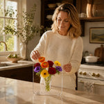 Acrylic Frame Vase For Artful Flowers