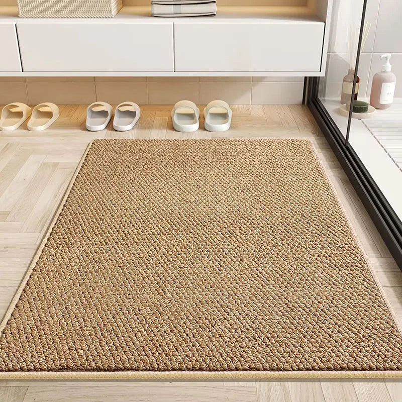 Zerbino geometrico assorbente per ingressi più puliti