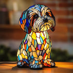 Artistic Dog Breed LED Night Lamp for Cozy Ambience