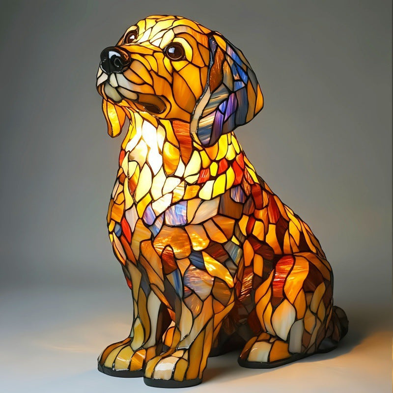 Artistic Dog Breed LED Night Lamp for Cozy Ambience