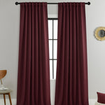 Cortinas opacas Noiréa para ambiente de descanso