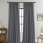 Cortinas opacas Noiréa para ambiente de descanso