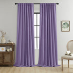 Cortinas opacas Noiréa para ambiente de descanso