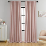 Cortinas opacas Noiréa para ambiente de descanso