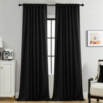 Cortinas opacas Noiréa para ambiente de descanso