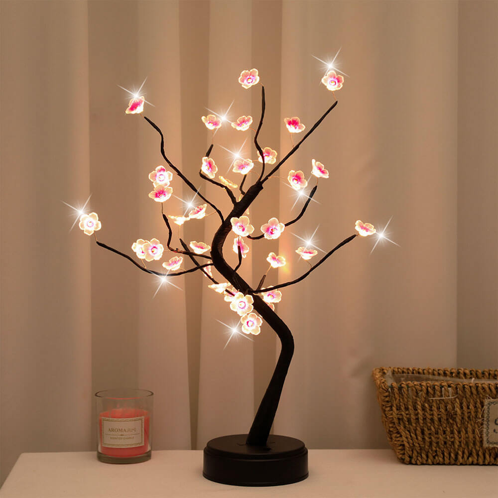 Plum Blossom Bonsai Lamp For Poetic Glow
